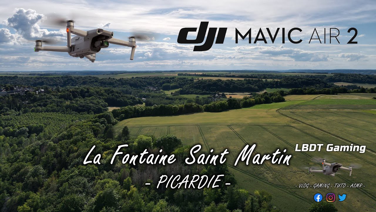 LA FONTAINE SAINT MARTIN - PICARDIE - DRONE DJI MAVIC AIR 2