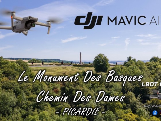 LE MONUMENT DES BASQUES - CHEMIN DES DAMES - DRONE DJI MAVIC AIR 2