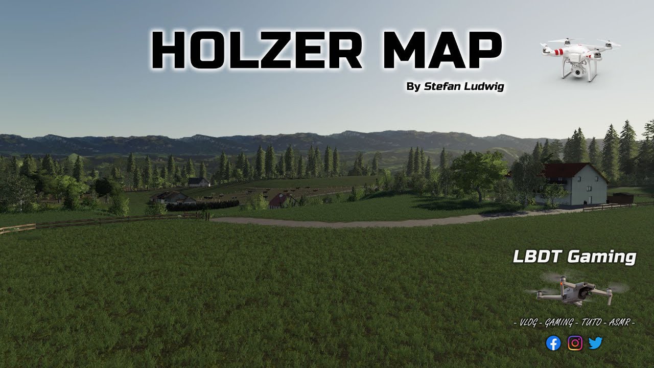FS19 HOLZER MAP EN DRONE + BONUS 😍 - FARMING SIMULATOR 19