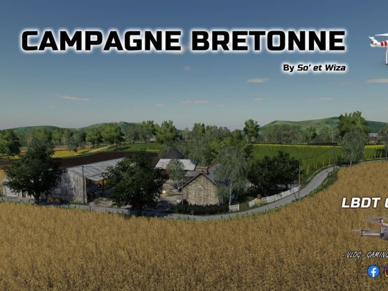 FS19 MAP CAMPAGNE BRETONNE EN DRONE - FARMING SIMULATOR 19
